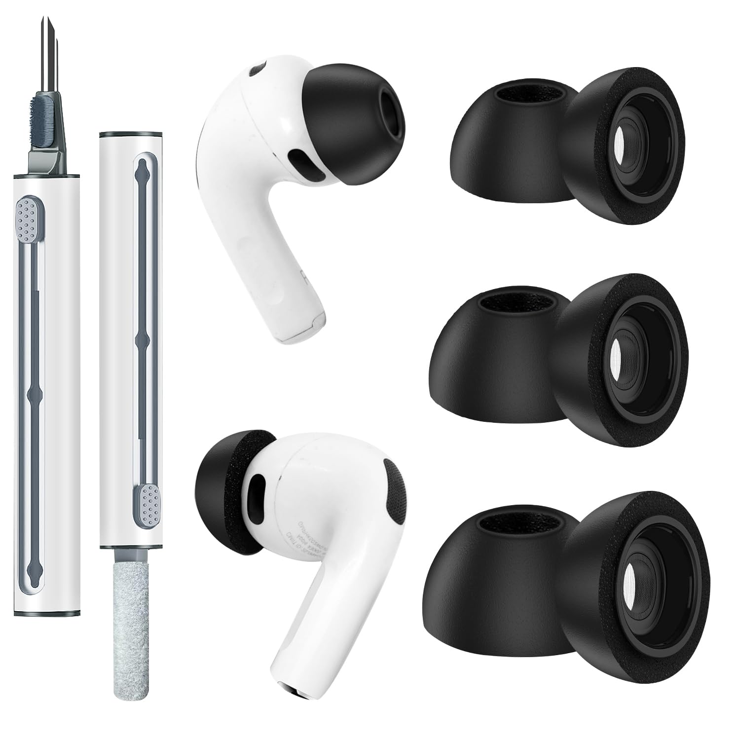 Amazon | メモリーフォームイヤーチップ Airpods Pro3対応 ソフト 滑り