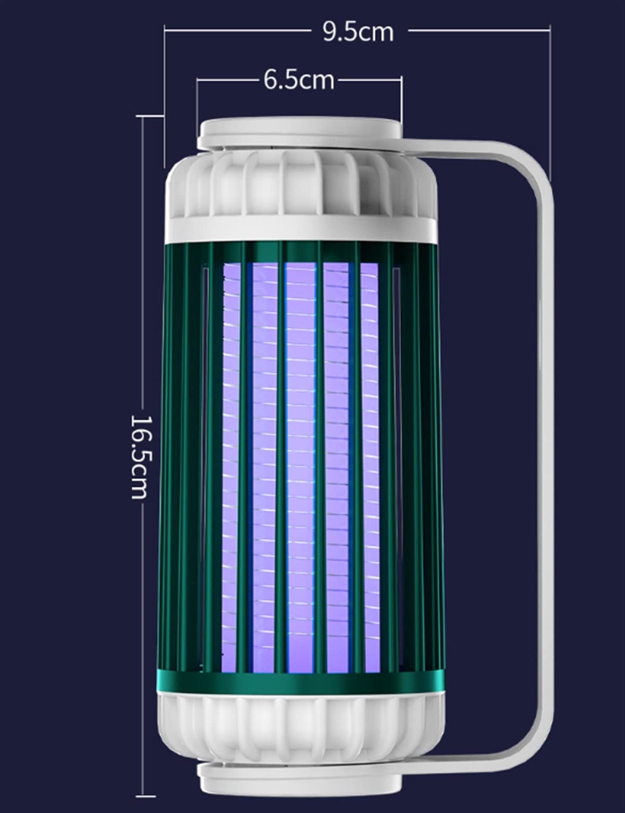 Lampada Anti Zanzara Mosquito a Parete Lampada da Muro PhotoCatalyst Mosquito Killers Electric Fly Insect Lamp Trap con USB Charging Camping Mosquito luci Zanzare