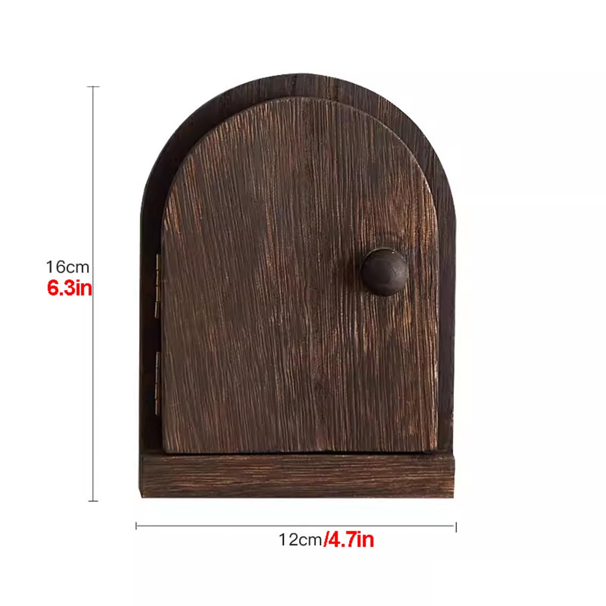 DOCIM Couvre-Prises décoratif, Garde de Couverture de commutateur en Bois de Mur, boîte de Protection Facile à Installer de Prises de Protection de Prise,#b,Single Open