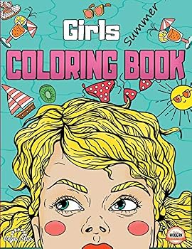 Paperback Girls Coloring Book: Summer Vibes Edition Book