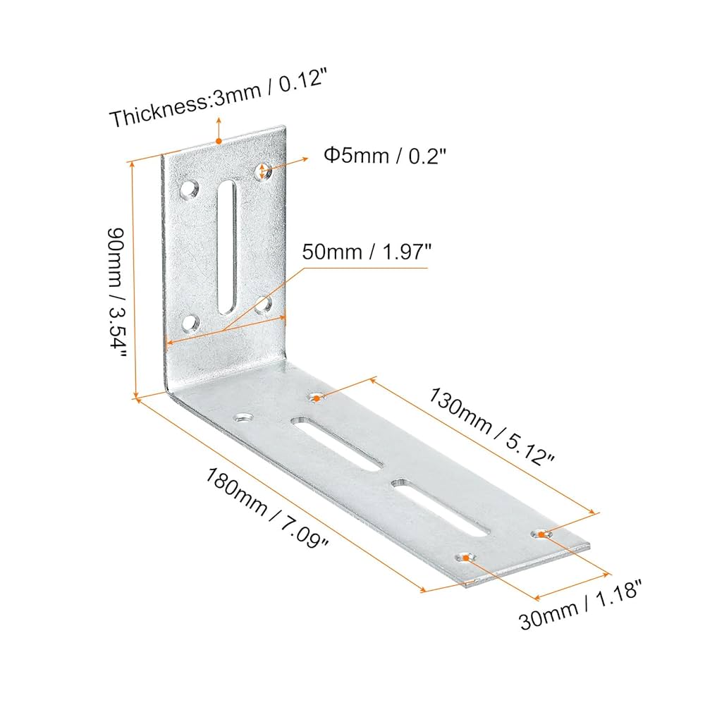 Amazon.co.jp: uxcell 角度調整可能なL型ブ ラケット 4個セット