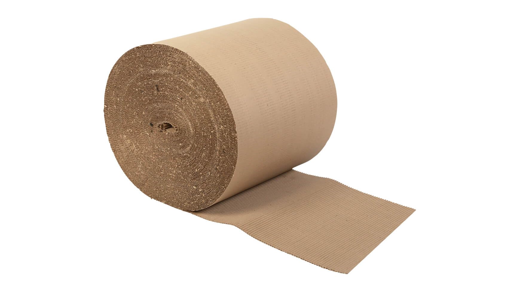 packster 4x Rollenwellpappe Wellpapprolle 50cm 70lfm Braun C-Welle Wellpappe Verpackungsmaterial für sicheren Versand & Lagerung