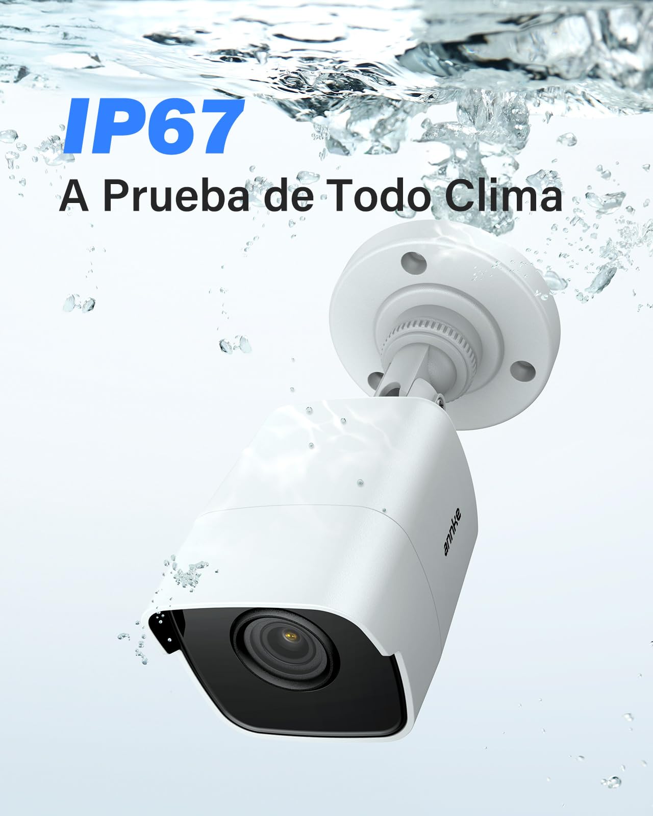 ANNKE 5MP Kit de Vigilancia Sistema Seguridad 8 Canales con AI Personas/Vehiculos, DVR 3K Lite con Disco Duro 2TB, 8X 5MP Cámaras Analógica CCTV para Exteriores, IP67 Impermeable