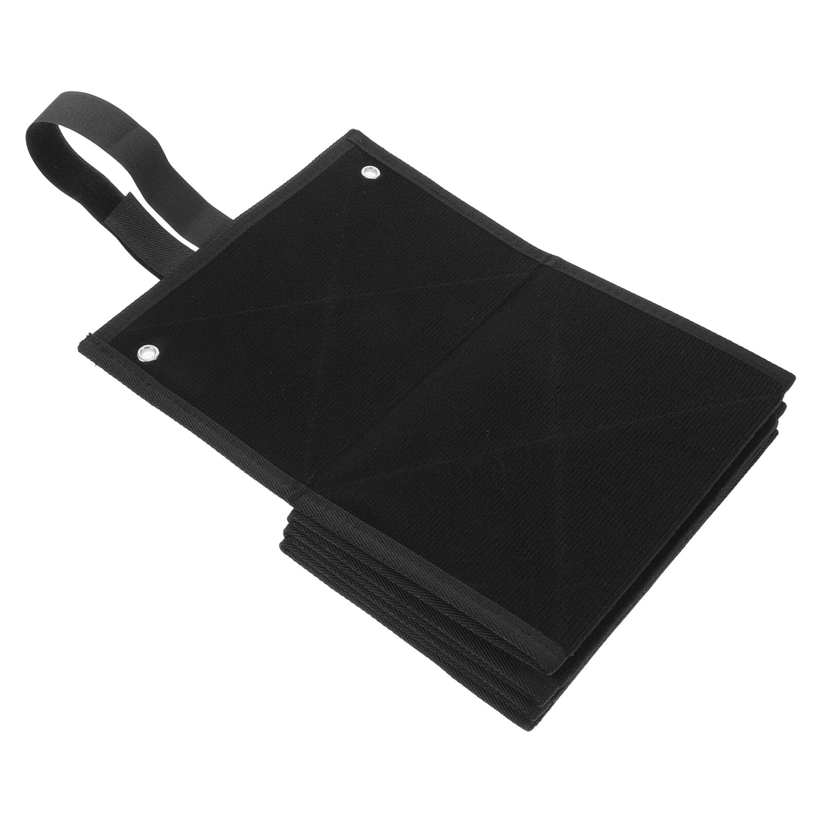 Porte-badges à bras solide et panneau rigide pour écussons auto-agrippants avec pliage compact