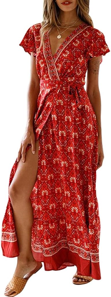 Flowy wrap dress Clearance