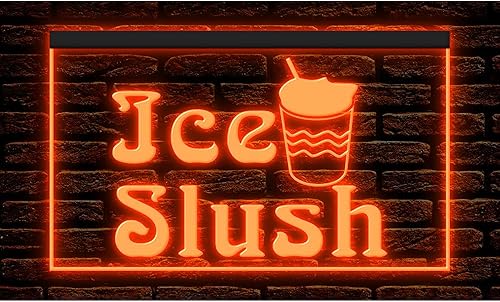 Miniatura 8 de 110244 Ice Slush - Letrero de neón con luz LED de neón (12 x 8 pulgadas, rojo)