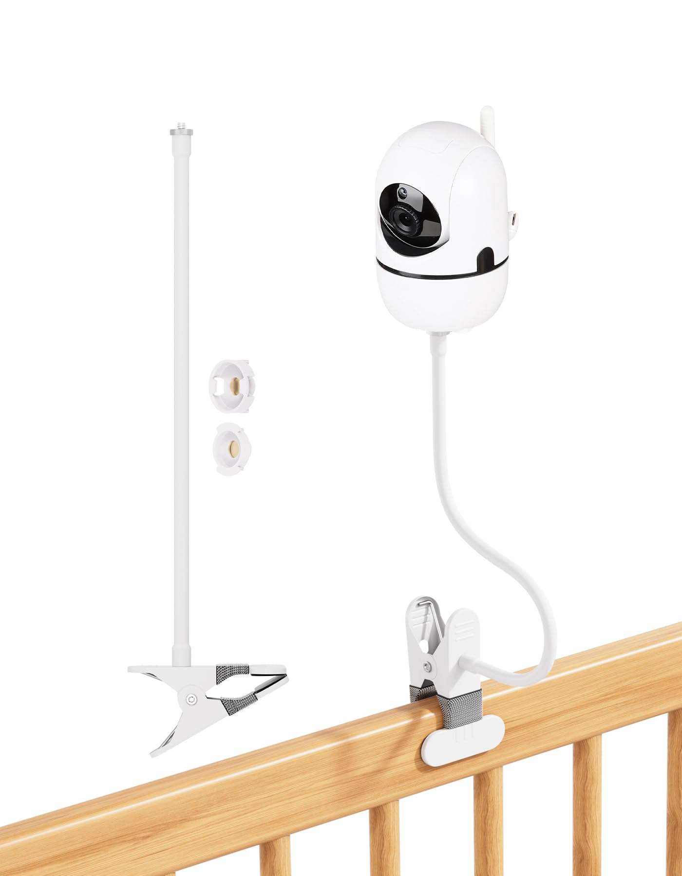 Baby Monitor Holder for HelloBaby HB65/HB6339/HB66/HB6550/HB248/HB6550 Pro/HB6558/HB40, Flexible Baby Camera Holder for Baby Monitor, Baby Camera Stand Compatible with Most Baby Monitors