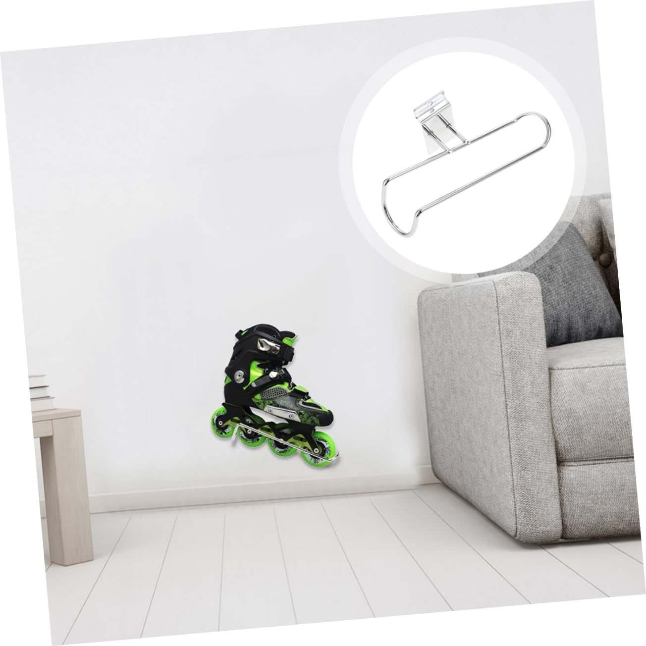 BESPORTBLE 2pcs Roller Skates Display Stand Wall Mount Hanger for Inline Skates Snowboards -skid Rack Pads Sleek Design for Stylish Storage