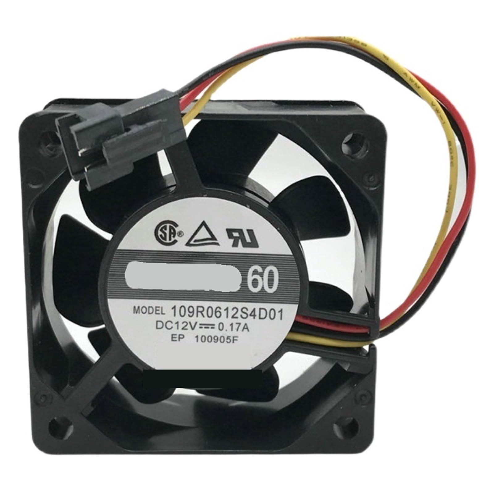 ANERTQUIH 109R0612S4D01 60mm 6cm Cooling Fan 60X60X25mm DC 12V 0.17A 6025