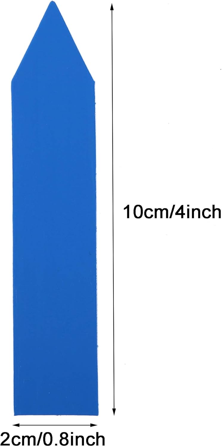 1000 Pcs 4 Inch Garden Plant Labels, Plastic Nursery Tags Waterproof Pot Seed Markers, Blue - Image 3