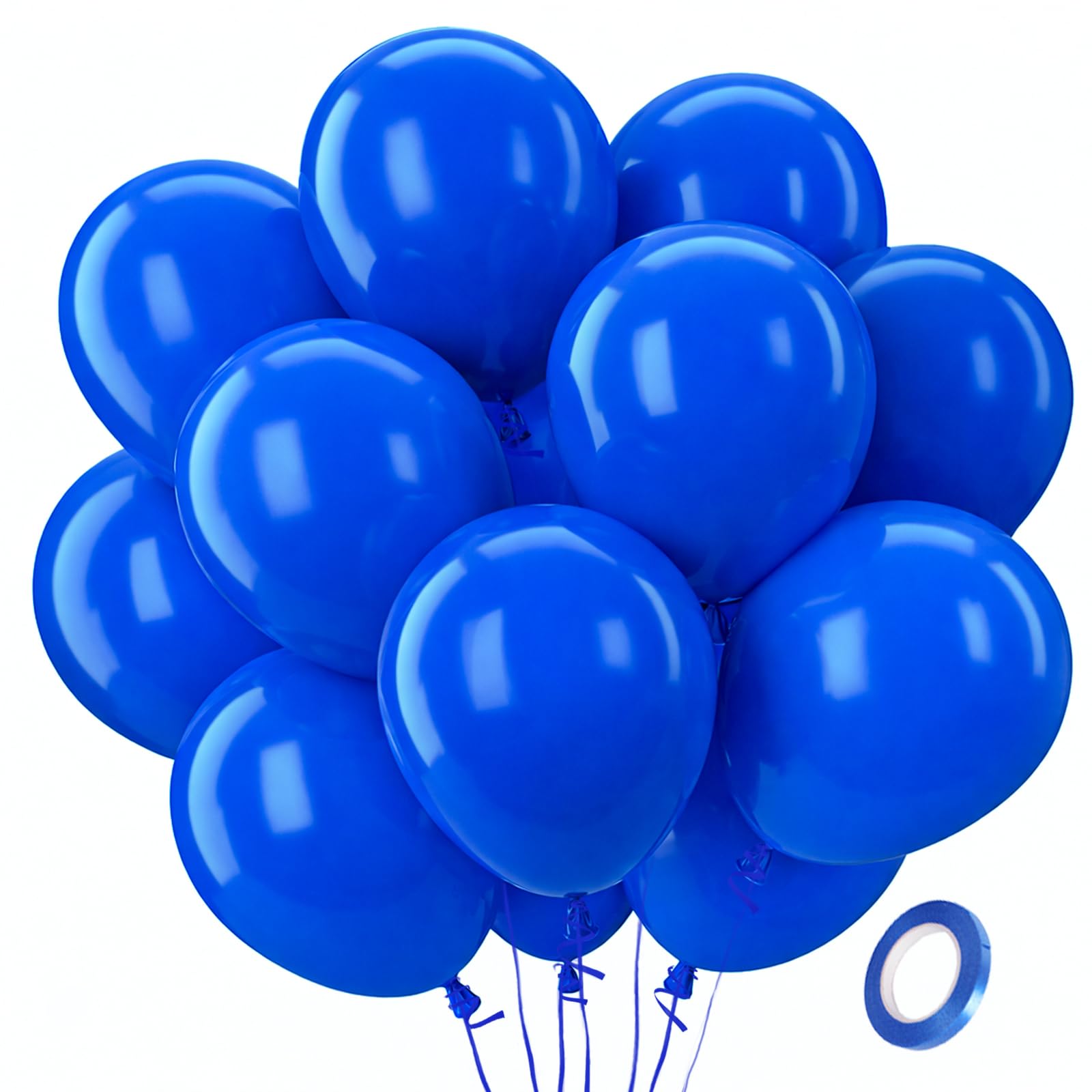 QIFU Royal Blue Balloons 100 Pack