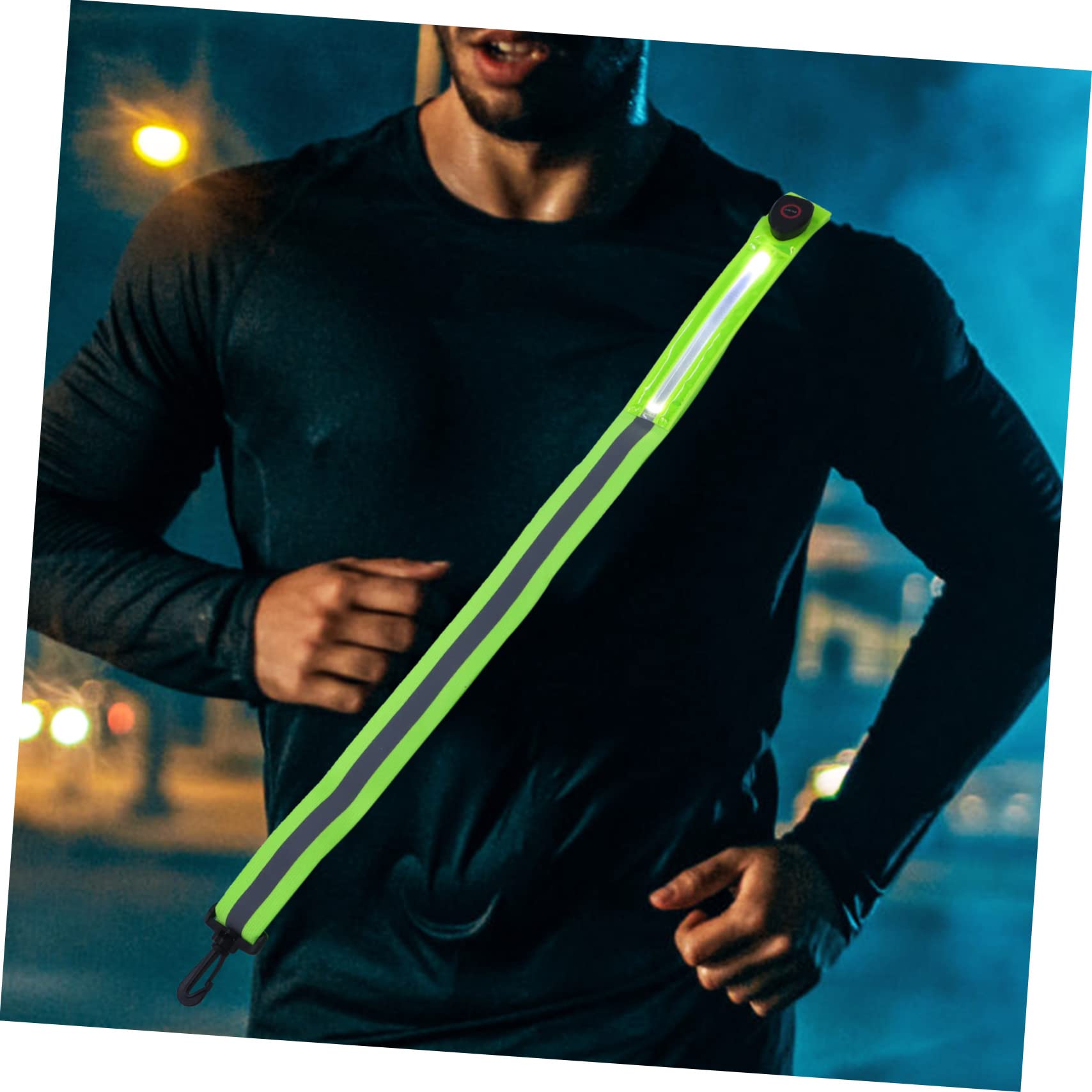 Sosoport Lot De 4 Réglables pour La Conduite De Nuit Sangles Réfléchissantes pour Le Sport Bande Réfléchissante Visible Confortable pour Les Âges