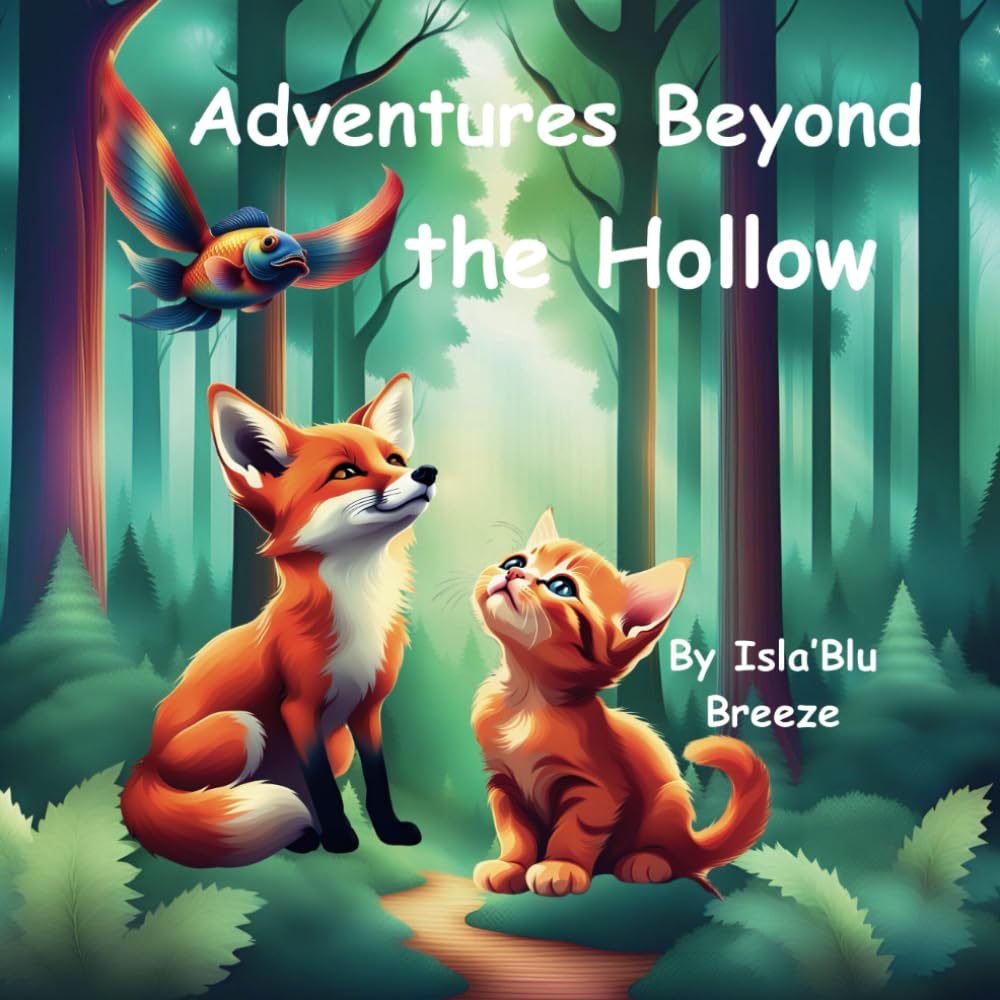 Adventures Beyond the Holllow: A cute story about kitten and fox journey to a majical forest