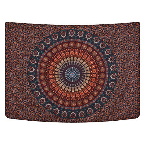 Alishomtll Mandala Wandbehang Bohemian Wandteppich Sandtuch Tapisserie Yoga psychedelisch Deko Tuch Tapestry groß Tischdecke 200 x 150cm