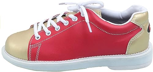 Zapatos deportivos de bolos para mujer con cordones transpirables ligeros clásicos para diestros