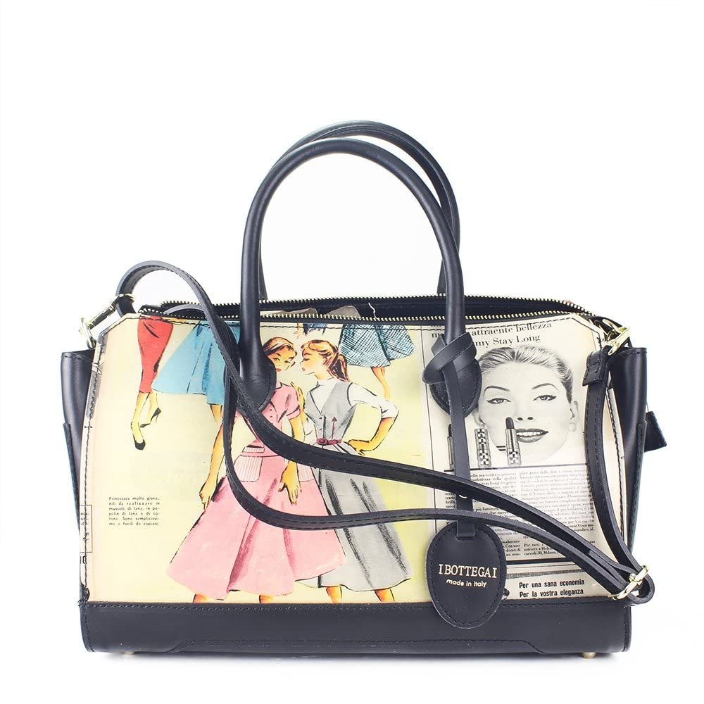 Audrey Bag - Borsa in Pelle Donna - Borse Vintage IBOTTEGAI Made in Italy