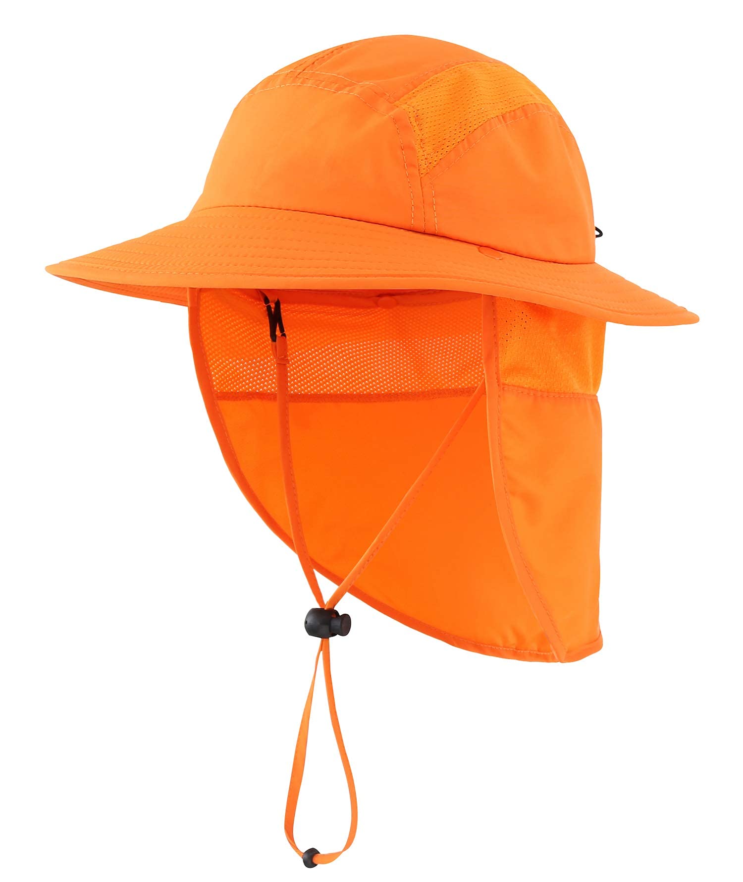 Home Prefer UPF 50+ Boys Sun Hat with Neck Flap Wide Brim Summer Beach Bucket Hat for Boys Girls Toddler Kids Safari Hat