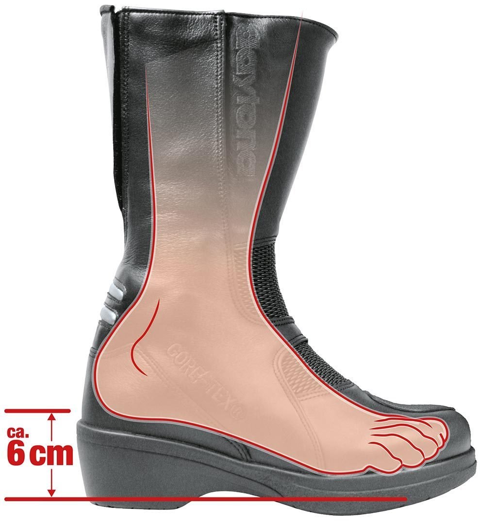 Daytona Lady Pilot GTX Gore-Tex impermeabile Ladies Motorcycle Stivali