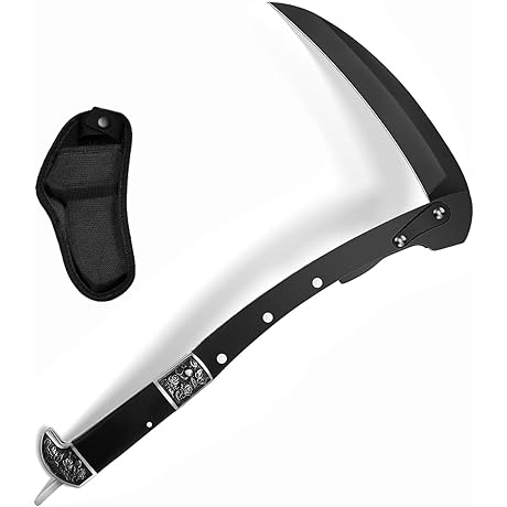[Black Sharp Edge Sickle] - The Perfect Tool For Your Garden