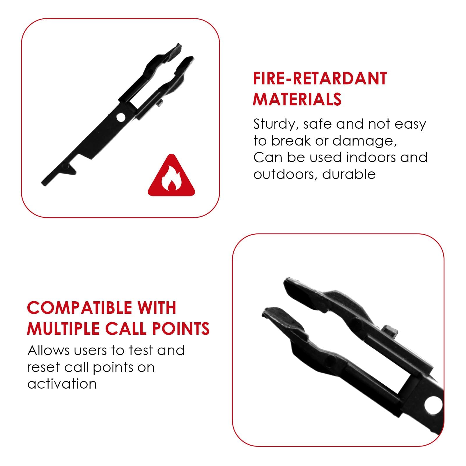 Fire Alarm Test Key, 10 Pack Fire Alarm Key Emergency Light Test for Emergency Lighting Compatible for KAC Fulleon, Gent - Image 3