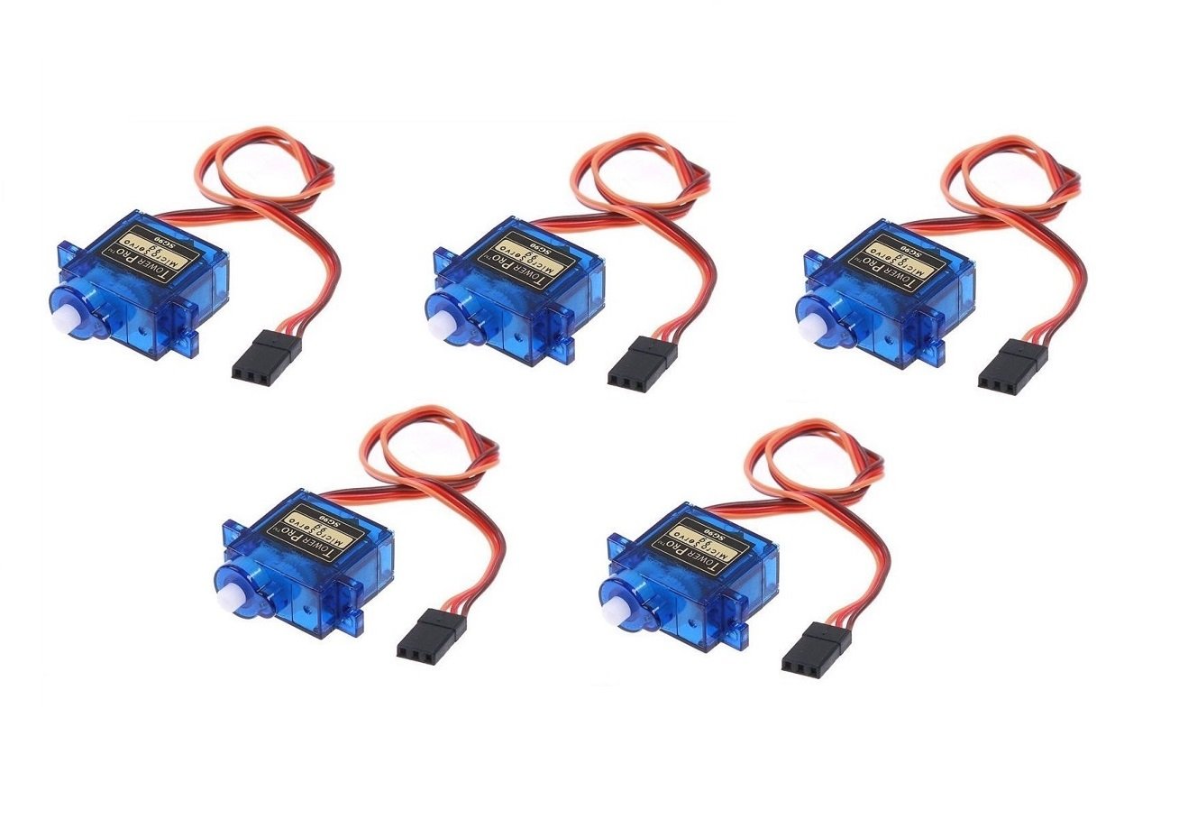 OLatus 5x Pieces SG90 Tower Pro Micro Servo Motor (PACK OF 5) for RC Robot Helicopter Airplane Boat Controls (B0716P4NHX) Amazon Price History, Amazon Price Tracker