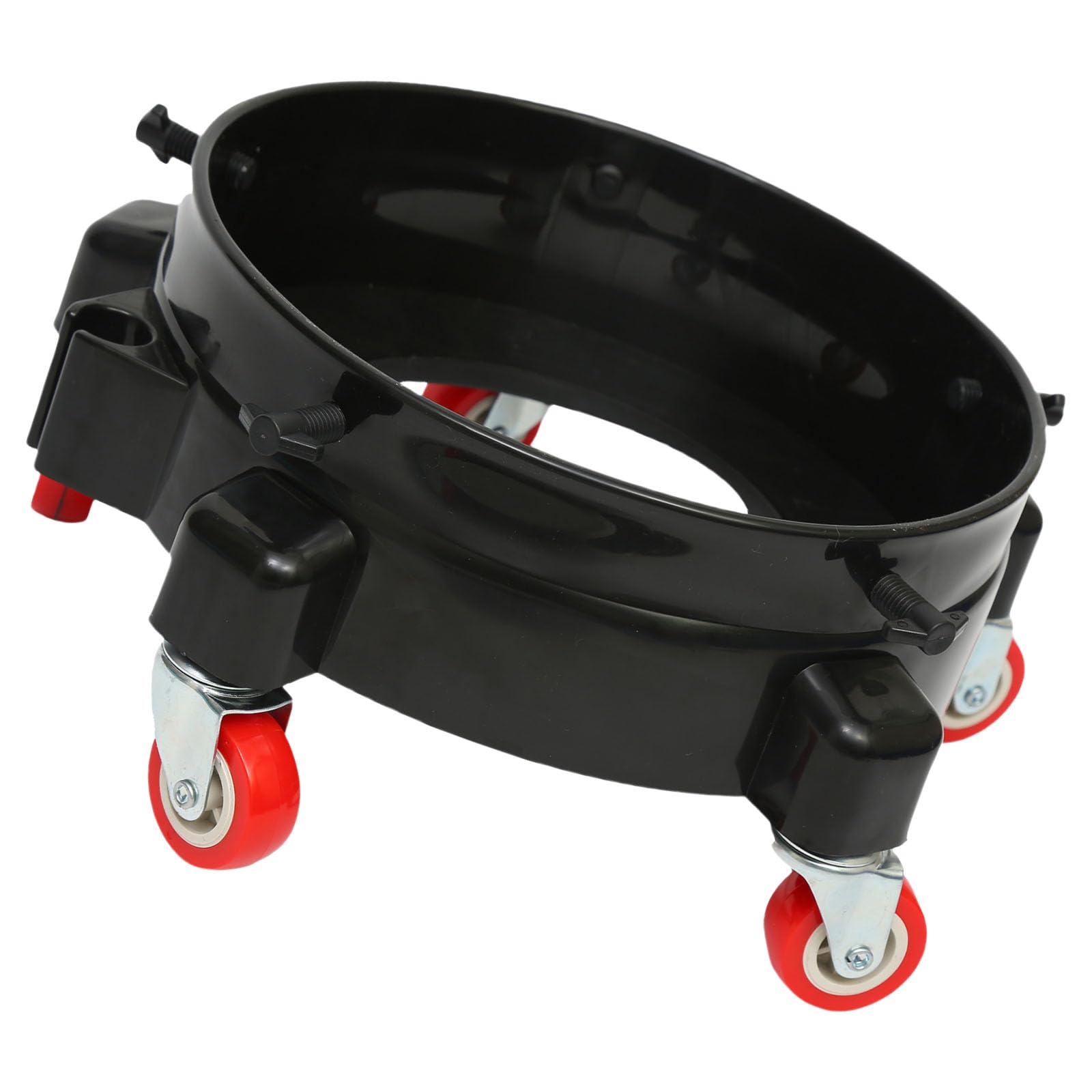 Seau de lavage de voiture portable sur roues chariot de lavage multifonction se transforme en un porte-rouleau pratique pour siège roulant