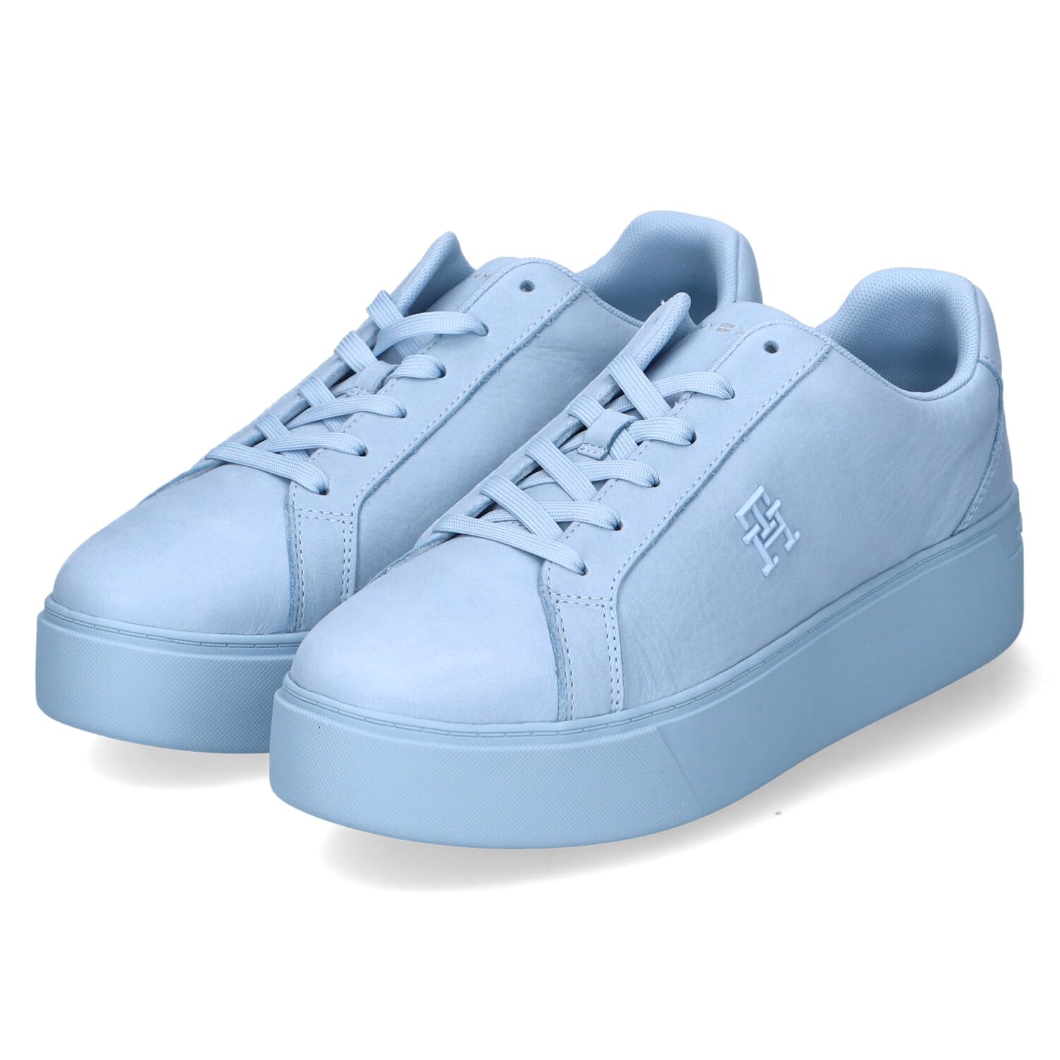 Tommy Hilfiger Zapatillas bajas de mujer con cordones/Mocasines Deportivos Azul Atoño