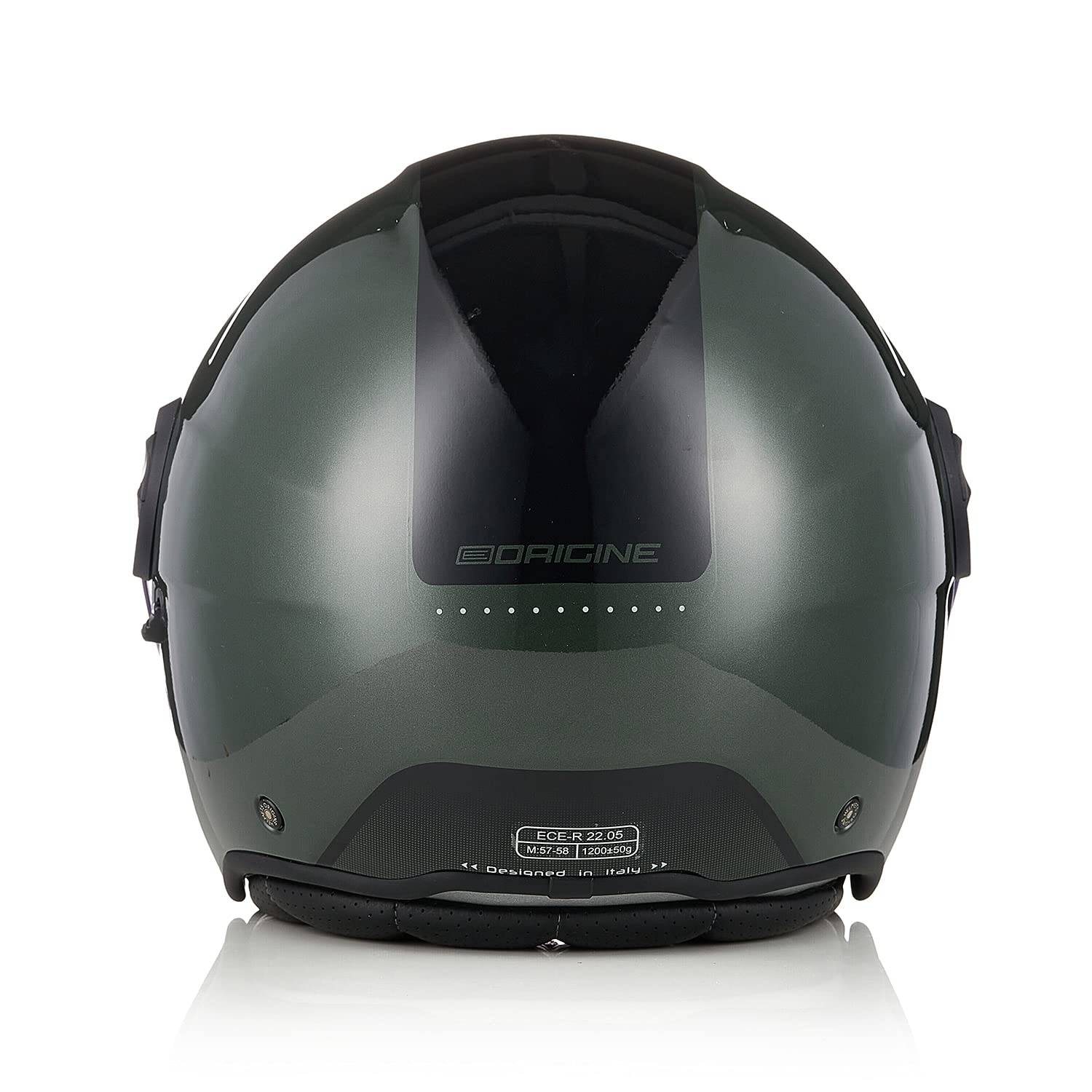 ORIGINE Casco Jet Moto Casco Aperto Scooter con Doppia Visiera Omologato ECE