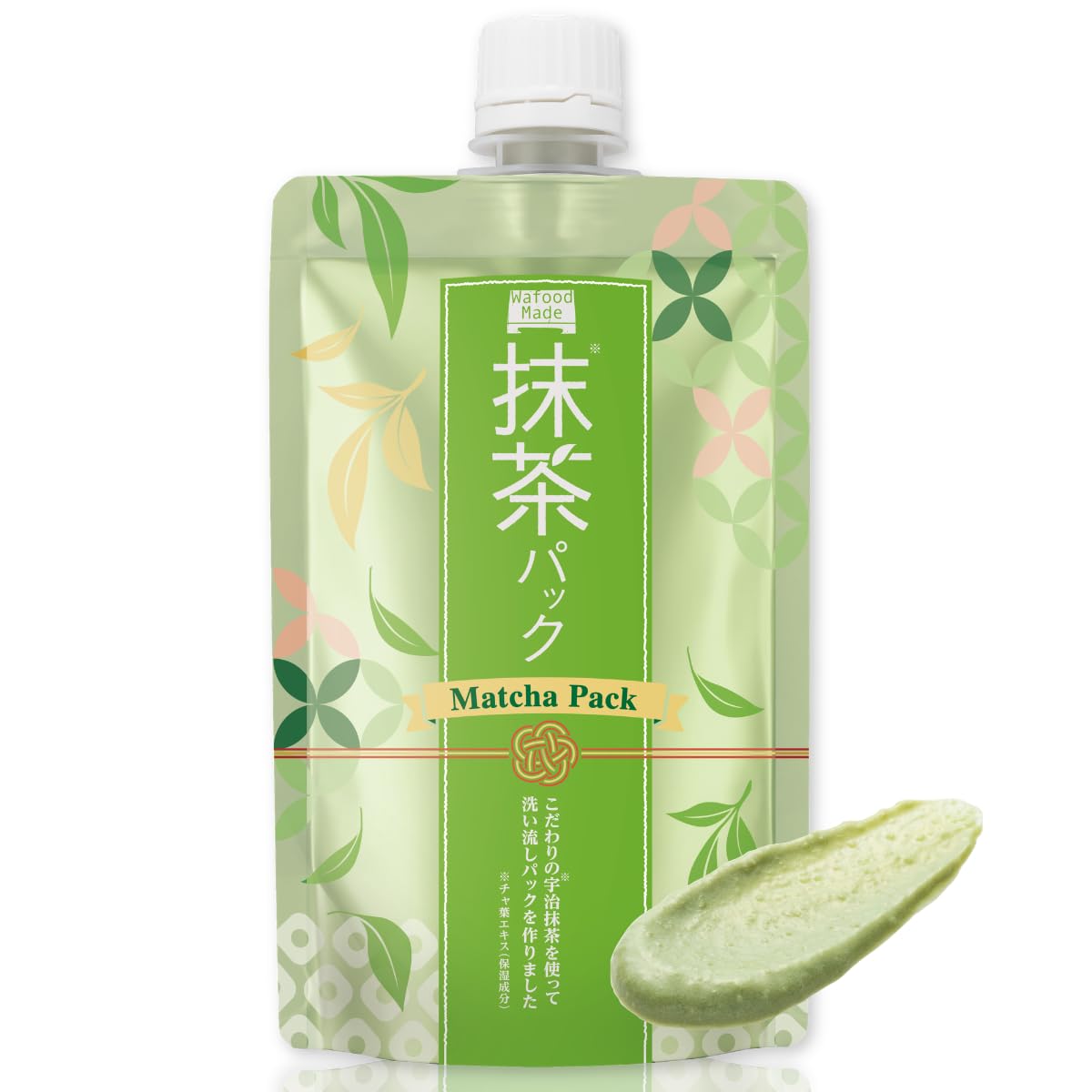 Wafood Made Uji Matcha Pack, 6.0 oz (170 g), Rinse Pack, Pores, Square Plugs, Uji Matcha, Scrubs, Vitamin C, CICA Deer, Skin Care 01. Single item