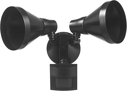 Foco de luz de seguridad Heath Zenith, con sensor de movimiento, ángulo amplio