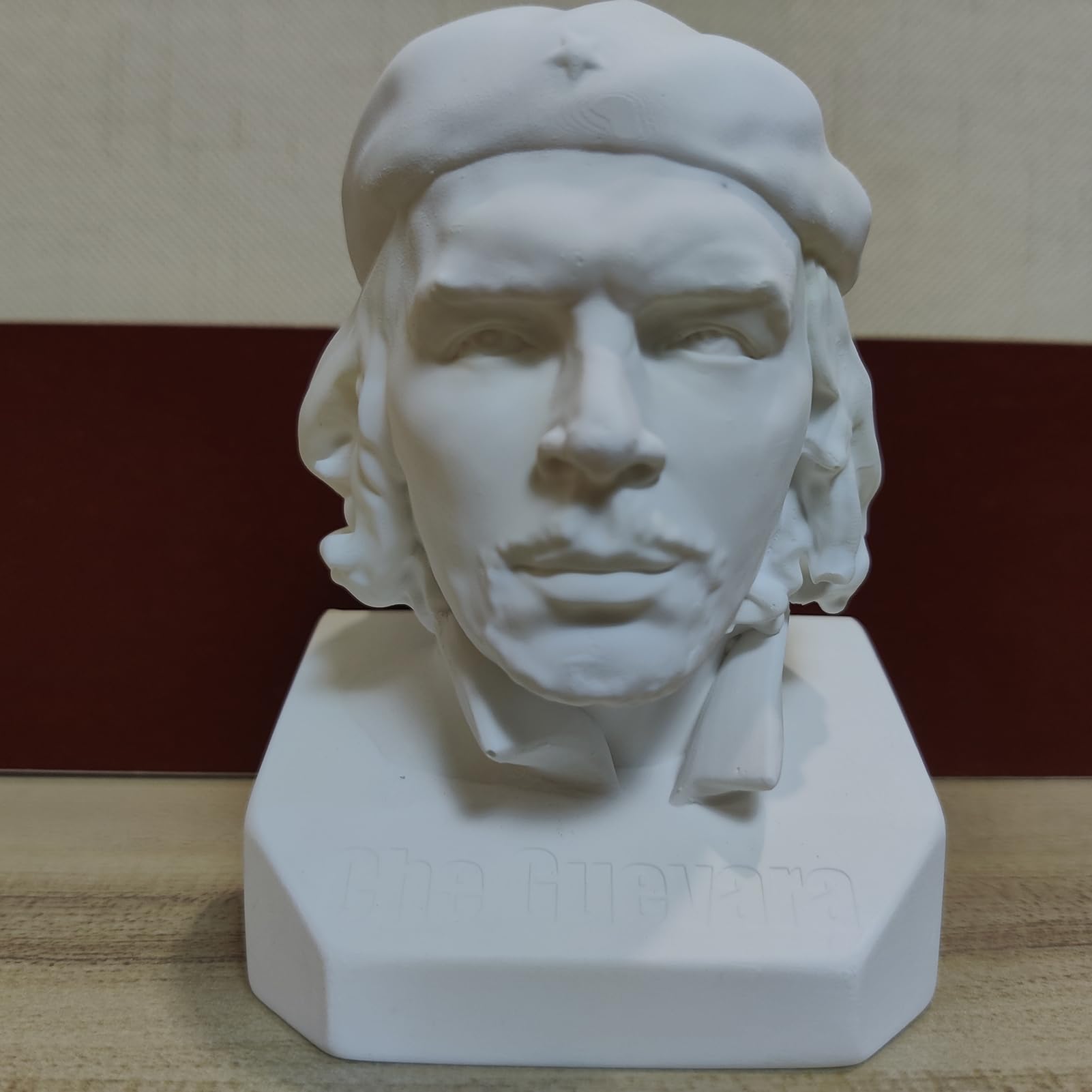 Che Guevara Statua Che Guevara Busto Collezione Testa Figura in Gesso Figura Scultura per Soggiorno Casa Mensola Decorazione, Moderna Decorazione Domestica Schizzo Pratica Modello Artistico Fai da Te