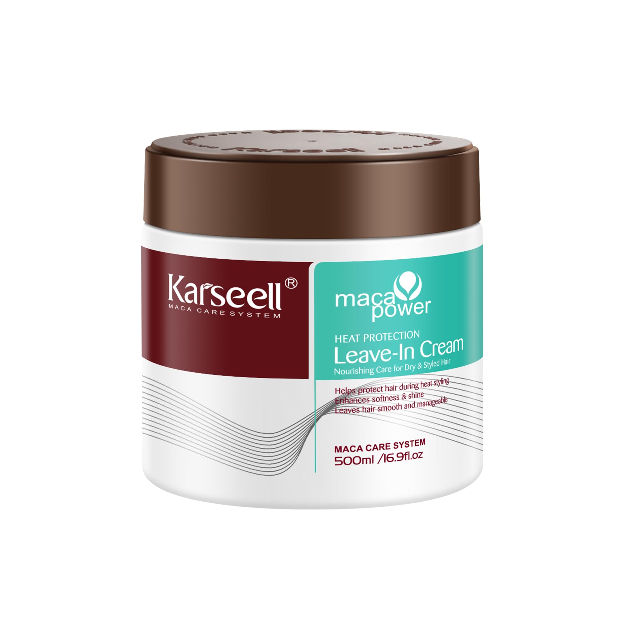 Karseell Balsamo senza risciacquo, 500 ml, ripara e idrata i capelli secchi e danneggiati