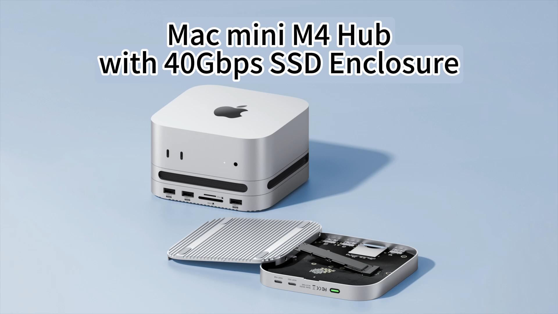 Amazon.com: Hagibis Mac mini M4 Hub with 40Gbps M.2 SSD Enclosure