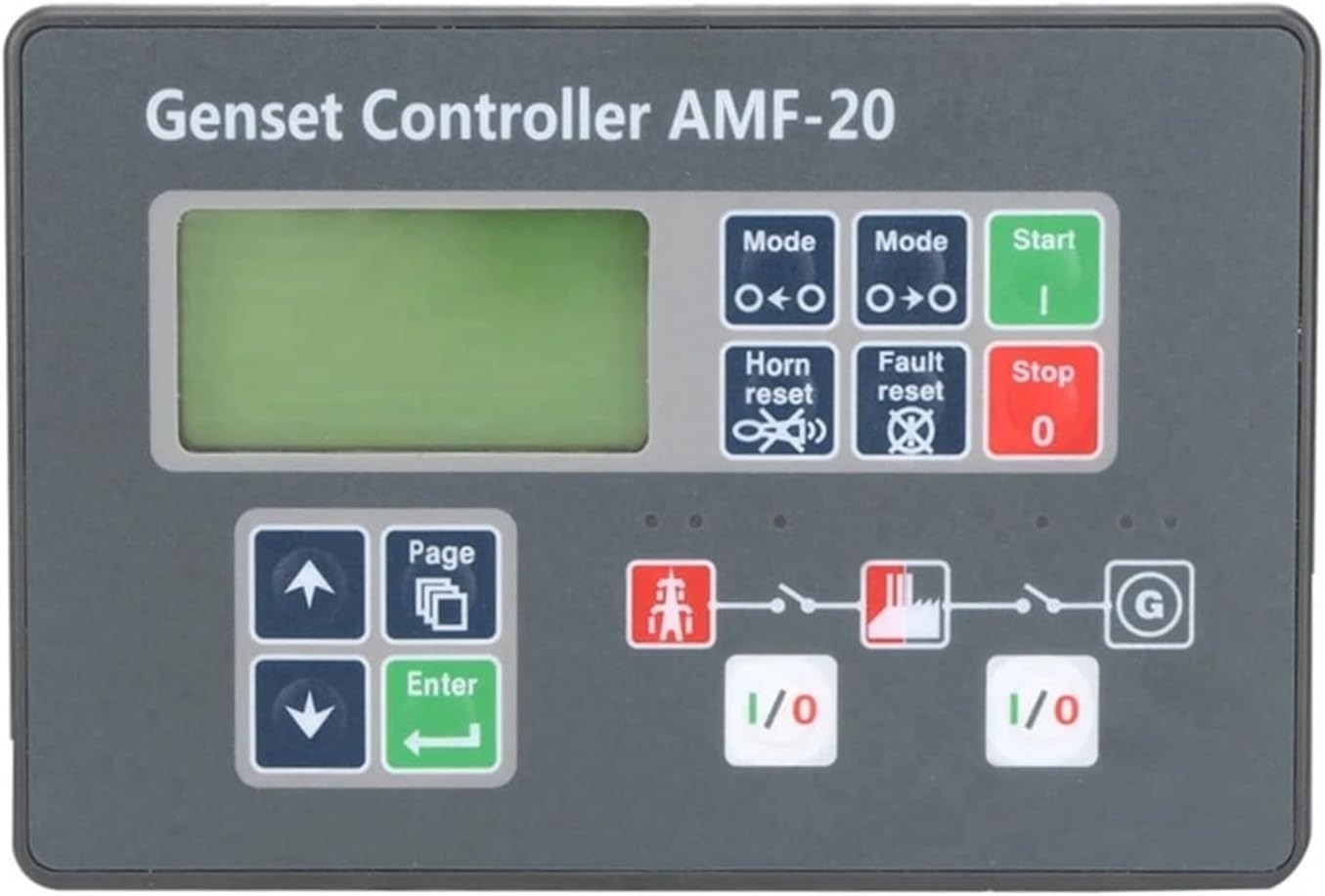 AMF25 AMF20 Genset Controller AMF-25 AMF-20 Generator Auto Start Stop Control Module Replace Original(AMF20)