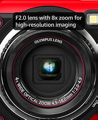 Amazon.com : OM SYSTEM Olympus TG-6 Red Underwater Camera