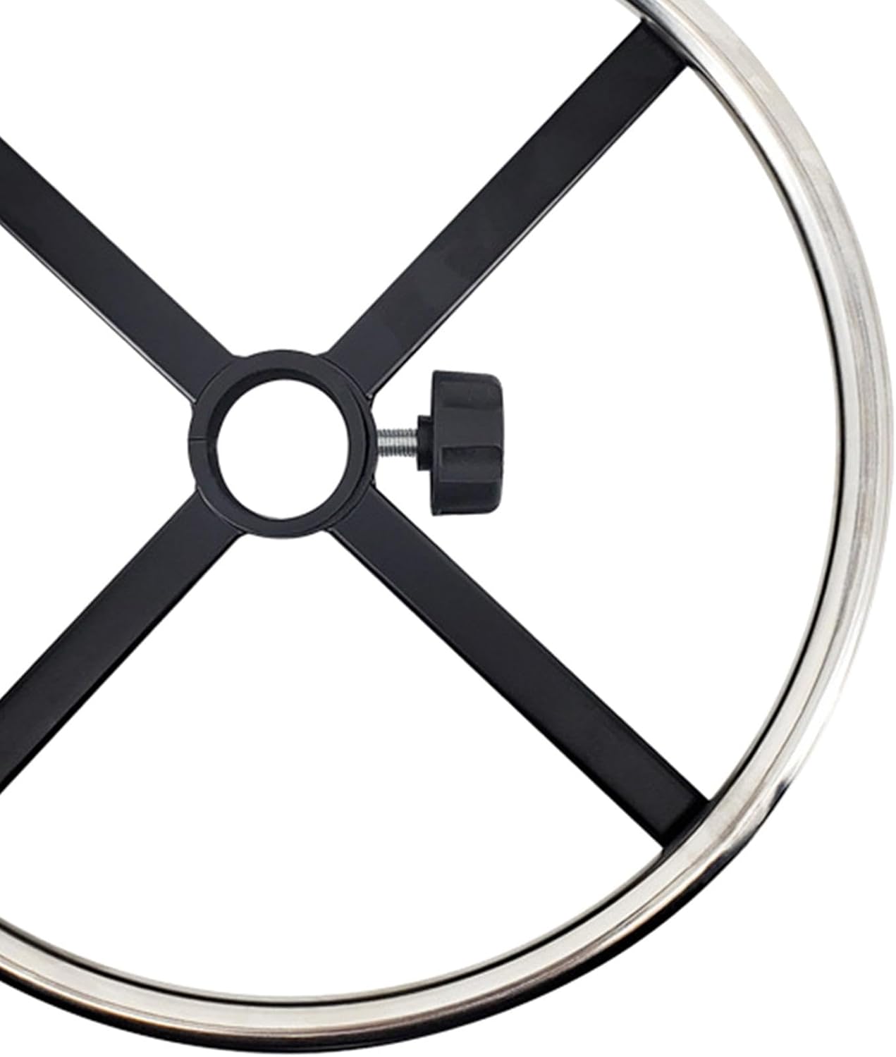 Swivel Office Chair Footrest Ring Accessory Stainless Steel for Office Desk Chair, 40cm