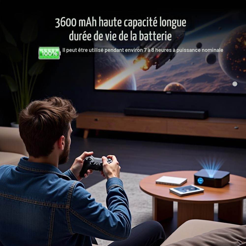 1 batterie pour PS5 Dualsense Edge, mise à niveau 2026 haute capacité 3600 mAh batterie rechargeable pour manette PlayStation 5 Dualsense Edge avec kit d'outils
