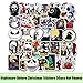 BLOUR 50 pièces Le Cauchemar Avant noël Autocollants Halloween Film Anime Autocollant Pack Bricolage Ordinateur Portable Skateboard Voiture Autocollants décoration