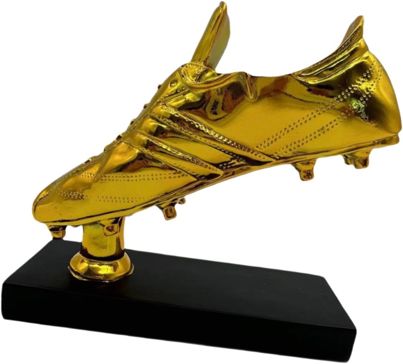 Soccer Trophy Golden Boot Resin Figurine for Home Display