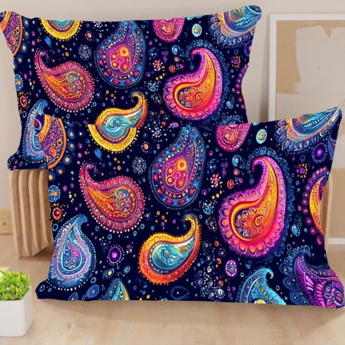 Housse de coussin velours violet chic et taie décorative haut de gamme - 5