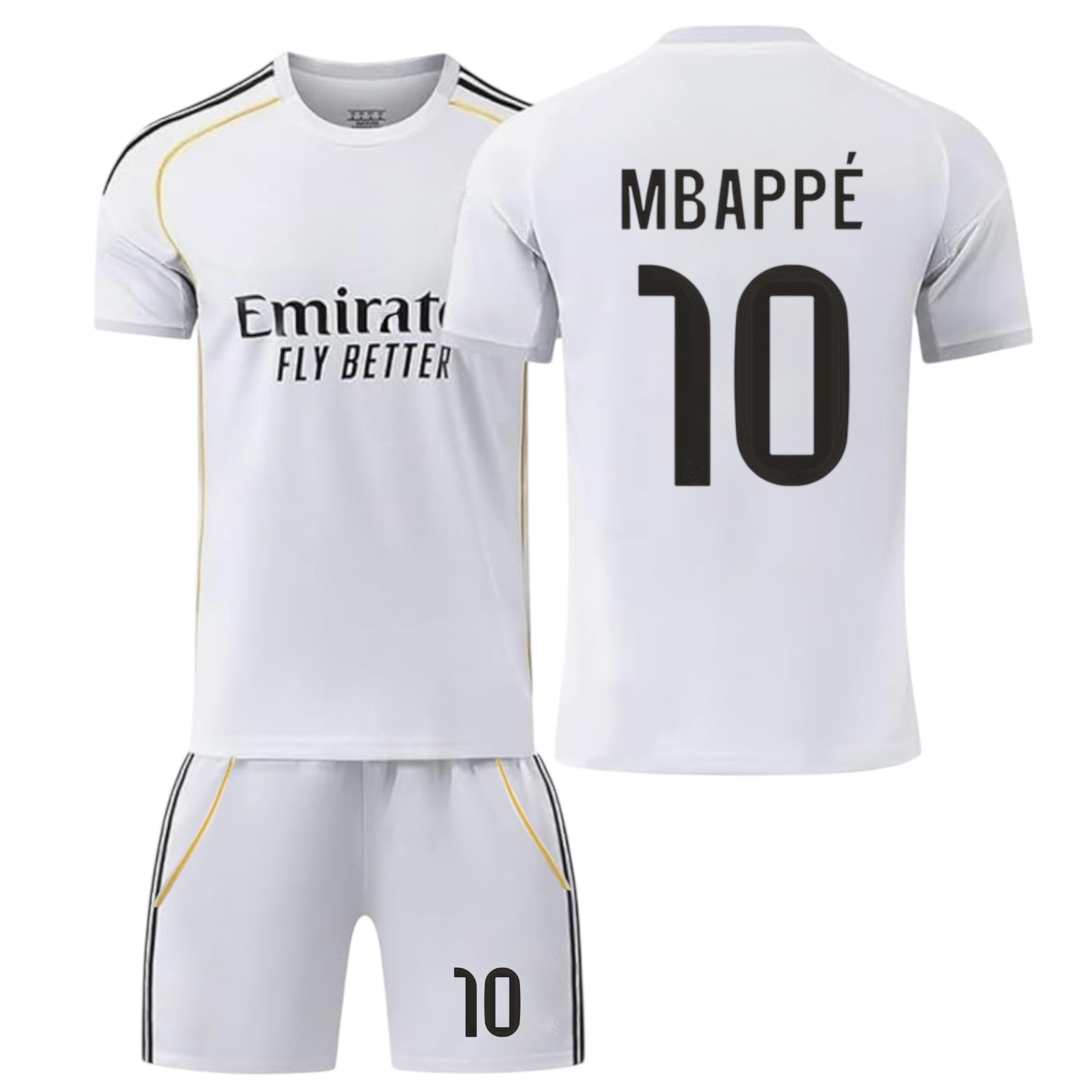 25/26 New Season Madrid Home MBAPPE #10 Football Jersey Fans Football Kit Madrid New kylian Mbappe no 10 jersey with Shorts/Kids and Youth Size.