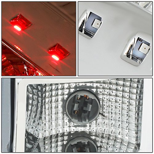 Image of DNA MOTORING TL-GMCSIE07-LED-CH-CL LED Tail Light Assembly Driver & Passenger Side [Compatible with 07-14 GMC Sierra 1500 2500HD 3500HD]