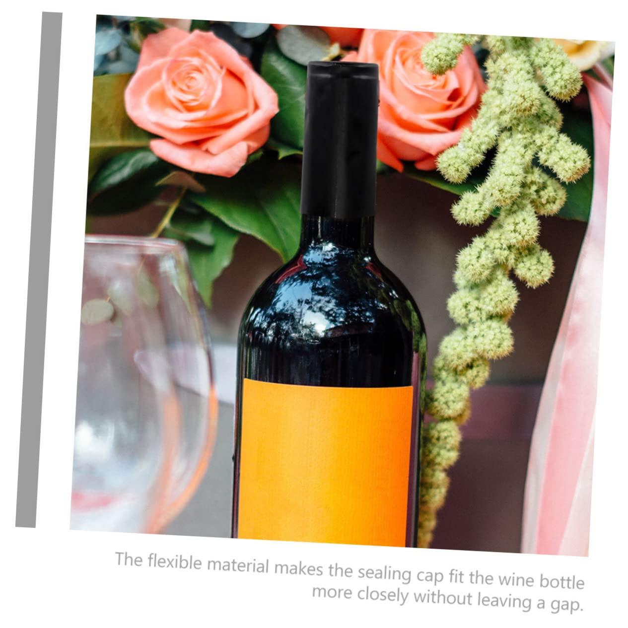 NAMOARLY 3sets Heat Shrink Wine Bottle Caps Sealing Wine Caps Heat Shrink Wrap 200pcs*3