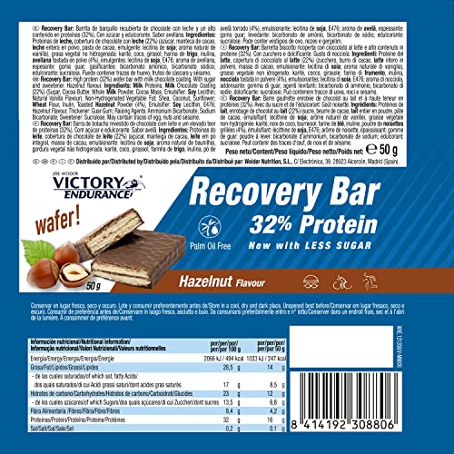 Barrita con 32% de proteína VICTORY ENDURANCE sabor avellana para regeneración muscular 2