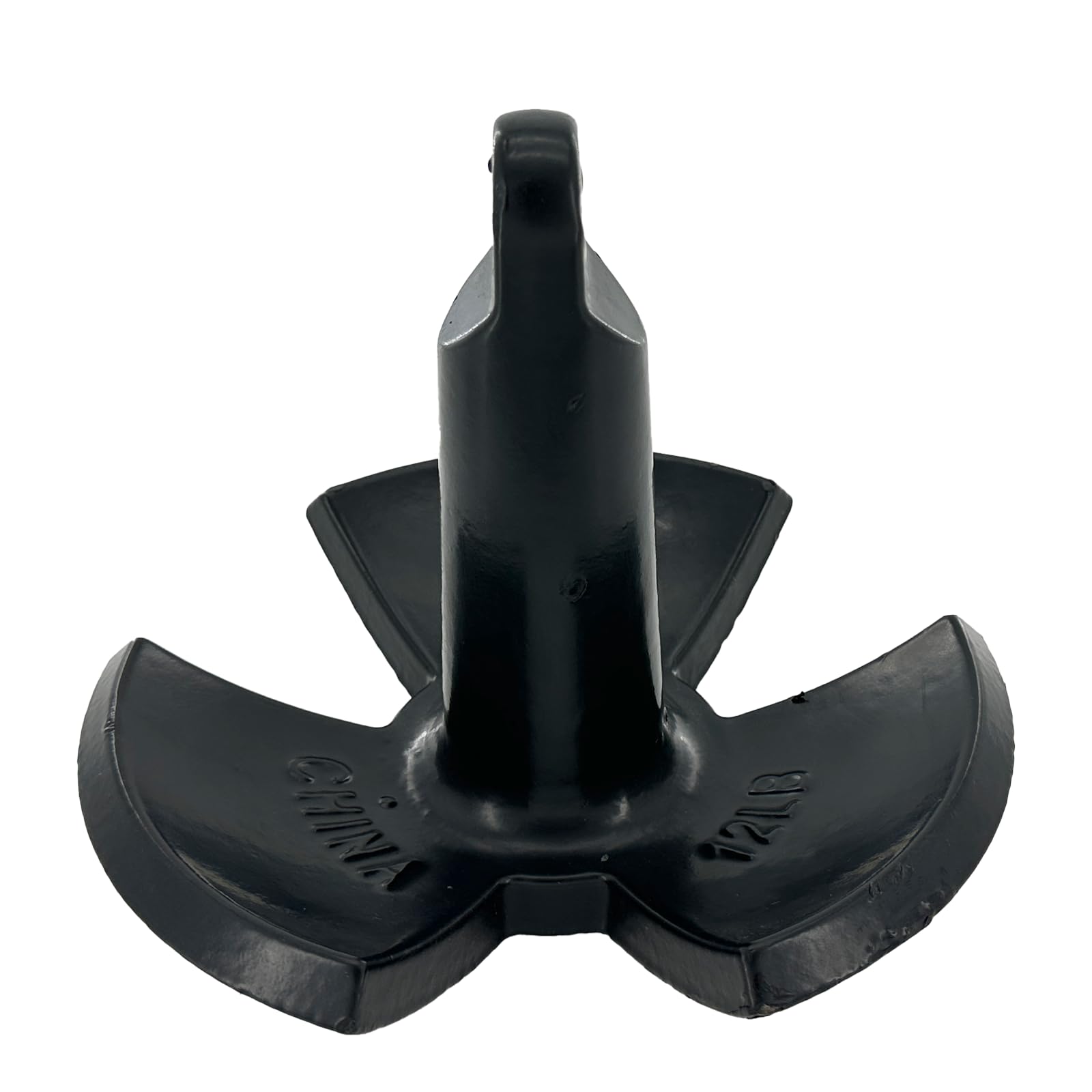 XIALUO Marine River Anchor Kit 5,4 kg, czarny, powlekany winylem, akcesoria z liną 15 m, do kajaków, kajaków, skuterów wodnych, deski SUP i małych łodzi