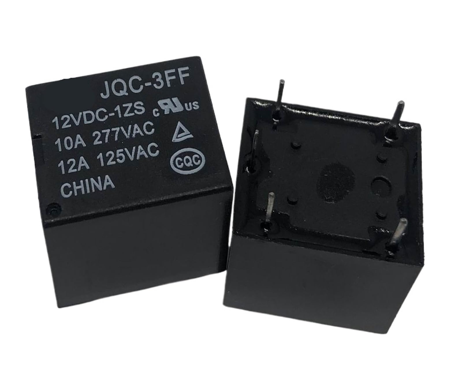 SMGLRUEAT 1pc JQC-3FF 12VDC-1ZS Relay 5pins