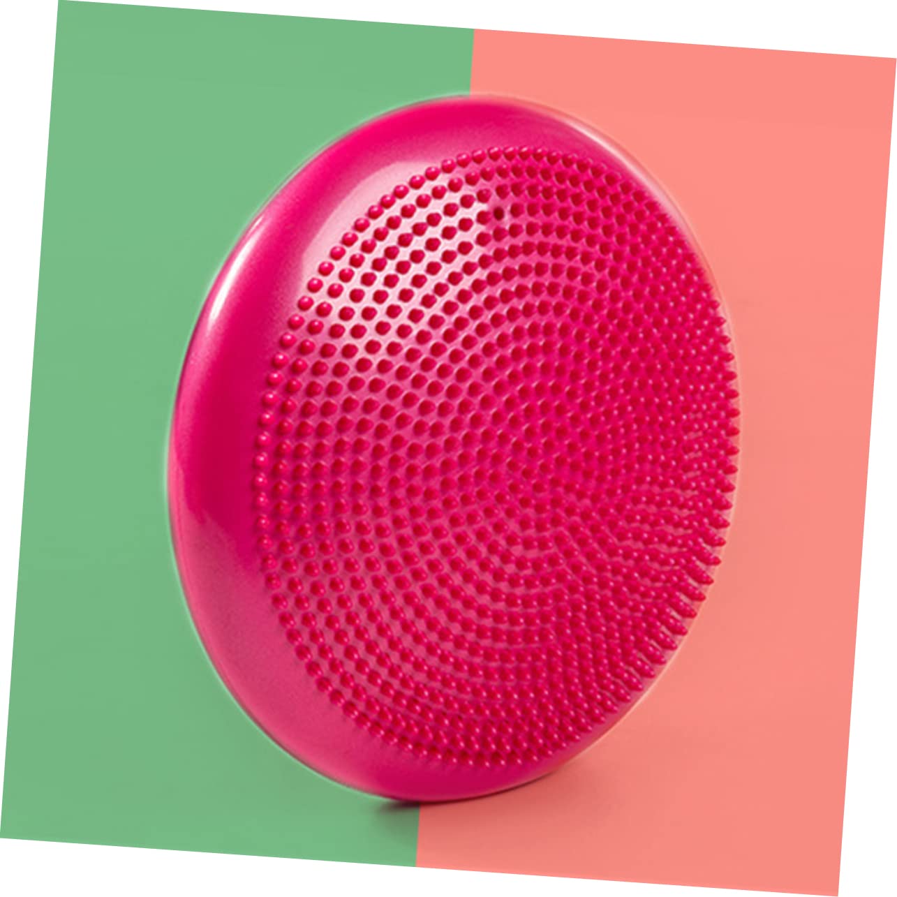 BESTonZON Coussin Gonflable Épais pour Renforcer la Stabilité Du Tronc et Dorsales Rose Comprend une Pompe Manuelle