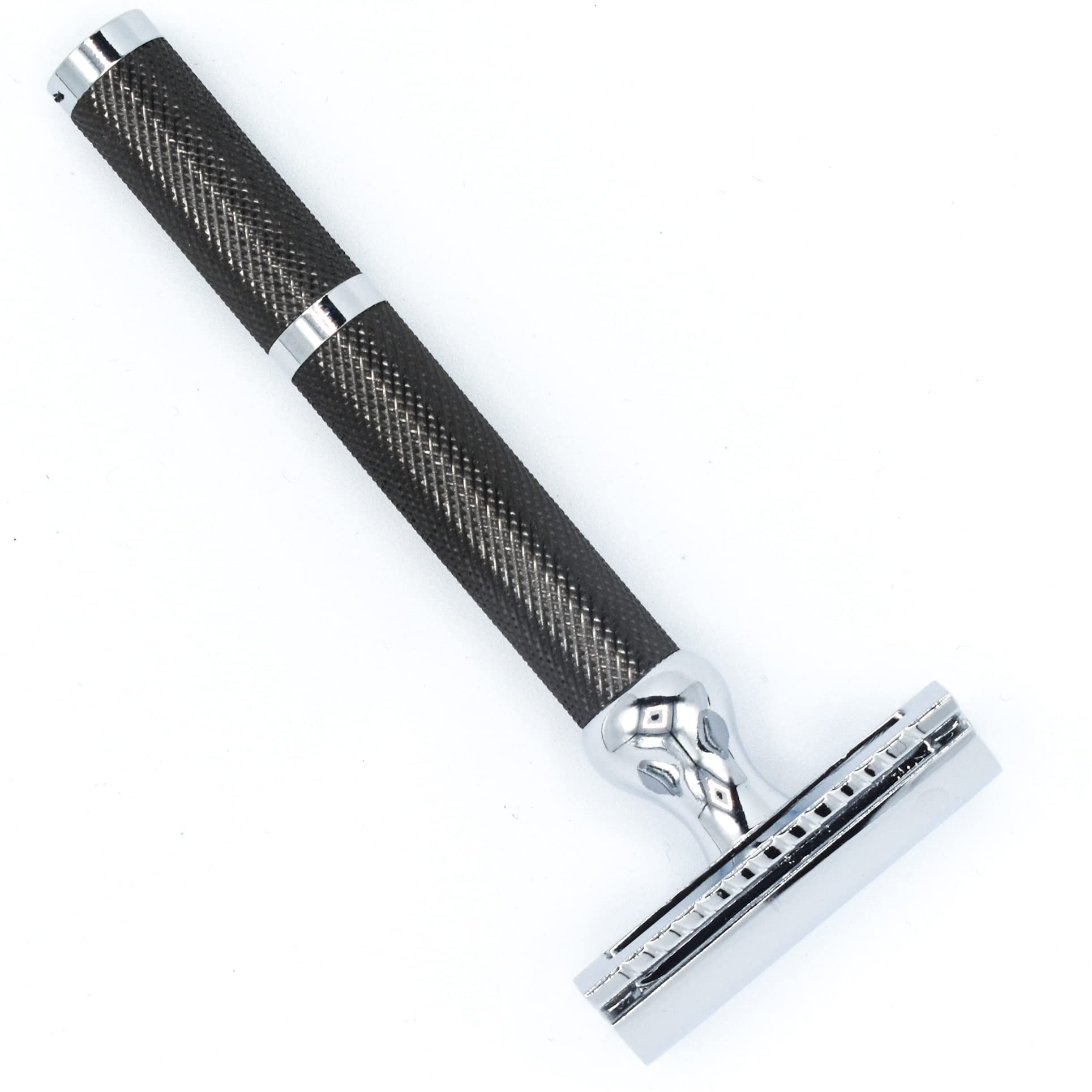 Parker Safety Razor Herren-71R Safety Razor Shave Set - Inklusive Deluxe Reines Dachs Pinsel, Chrom-Standplatz & Parker 71R Rasierer mit Doppelklinge