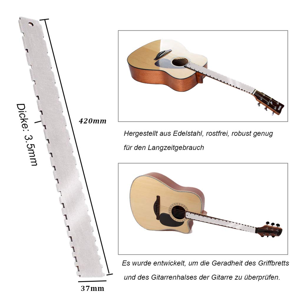 Buy Surmounty 13 Pieces Guitar Luthier Tools Set Including Guitar