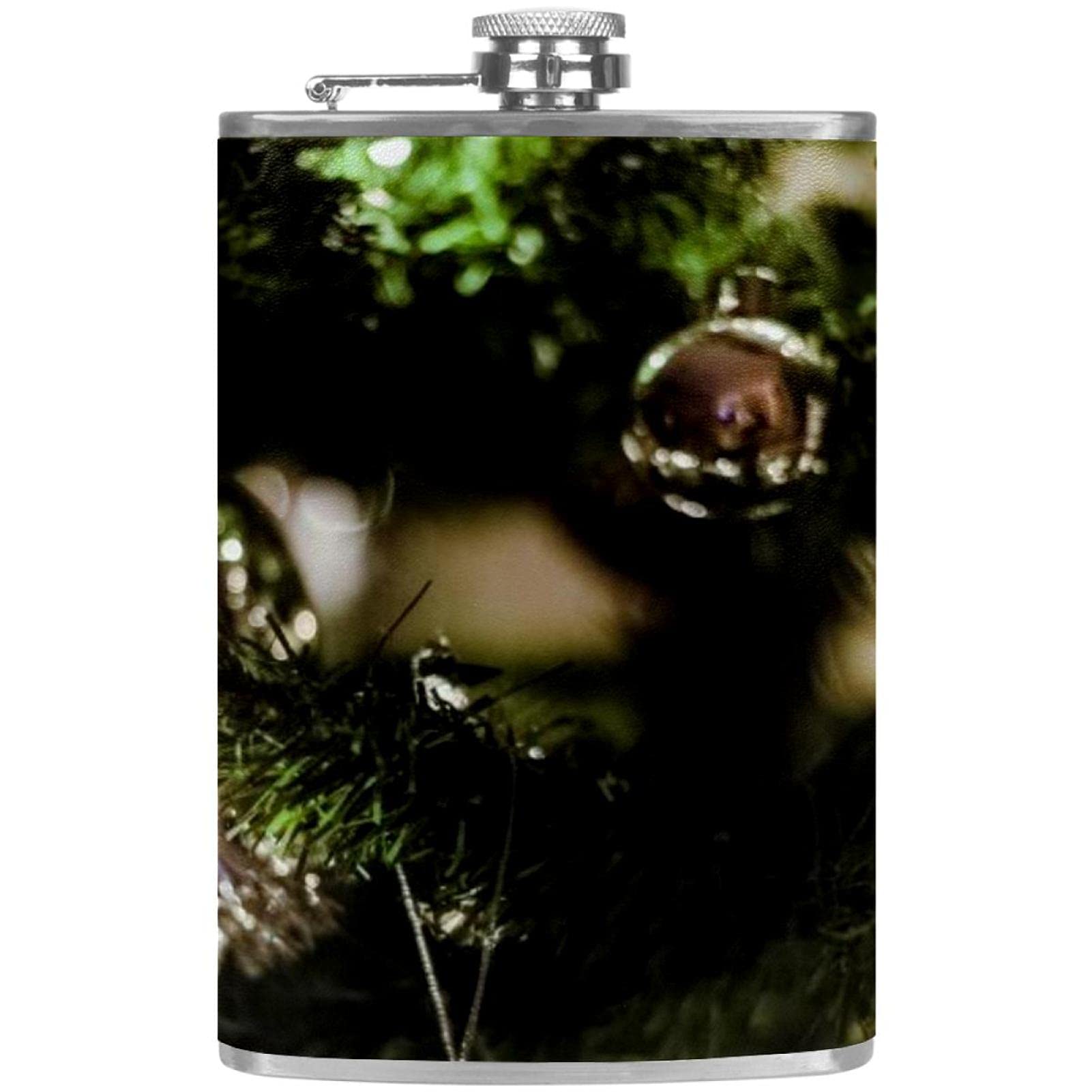 Petite flasque pour liqueur en acier inoxydable anti-fuite avec entonnoir